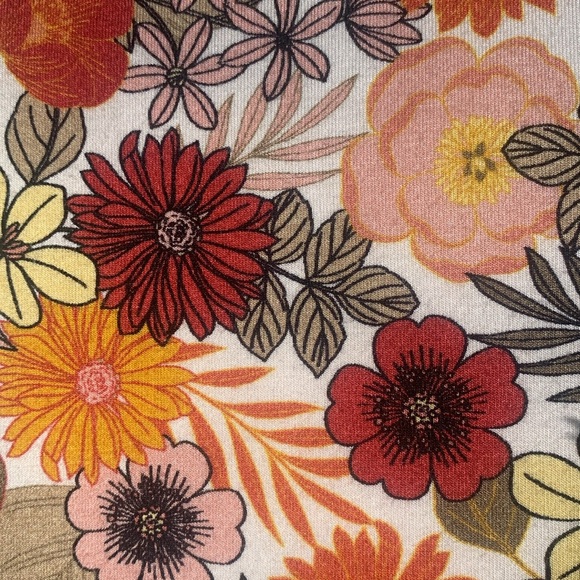 *5/$20 or 3/$15 Vintage 70s Retro Inspired Floral NWOT Empire Waist V-Neck Dress - Picture 5 of 9